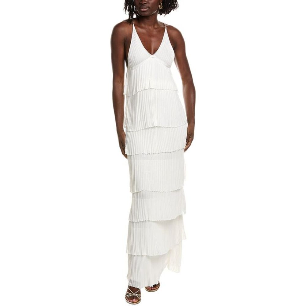 Alexis Womens Yira Long Dress, White